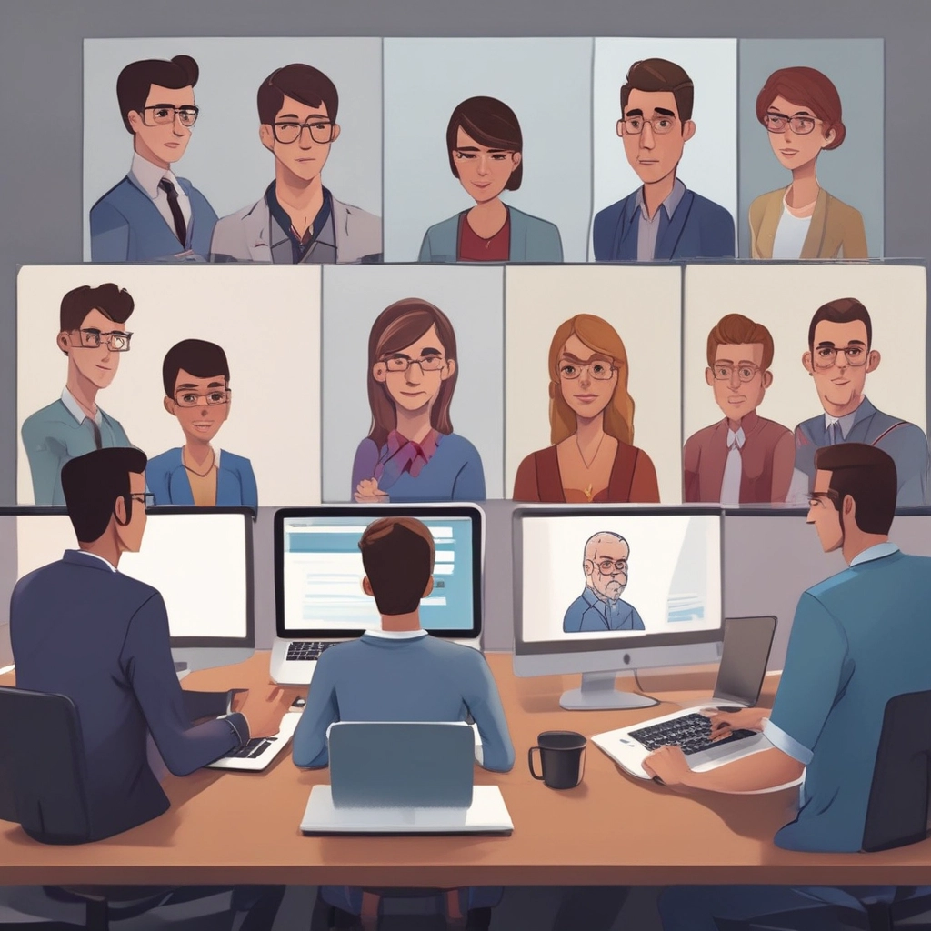 Image of a person taking notes while following an online PDF training.